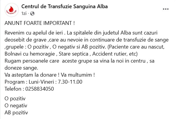 AnuntSocialMediaNevoiedeSange