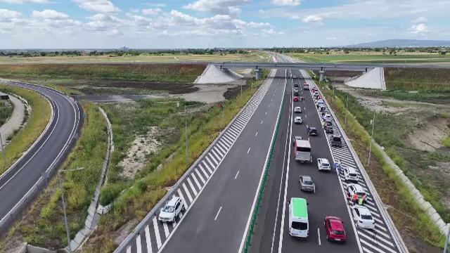 Cum arată podul de 1,3 kilometri deschis pe A7. Este al doilea cel mai lung din România