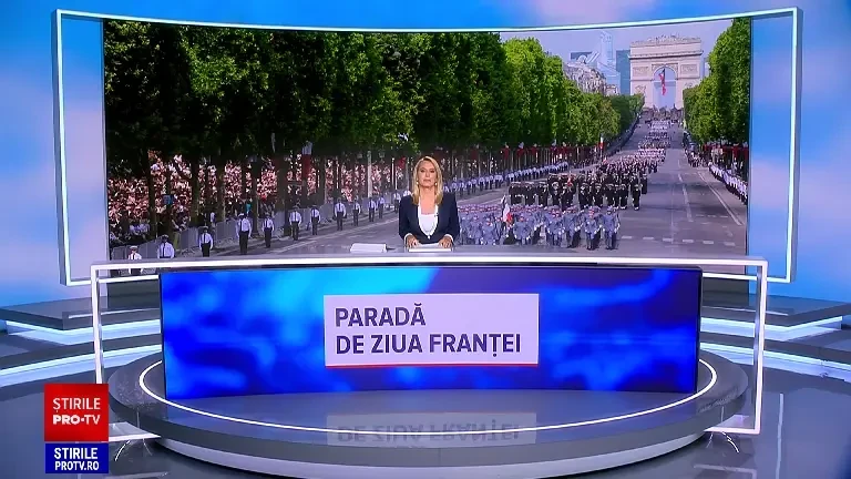 Parada de Ziua Franței, în format de luptă. Macron: „Ca să fii liber în această lume, trebuie să fii temut”