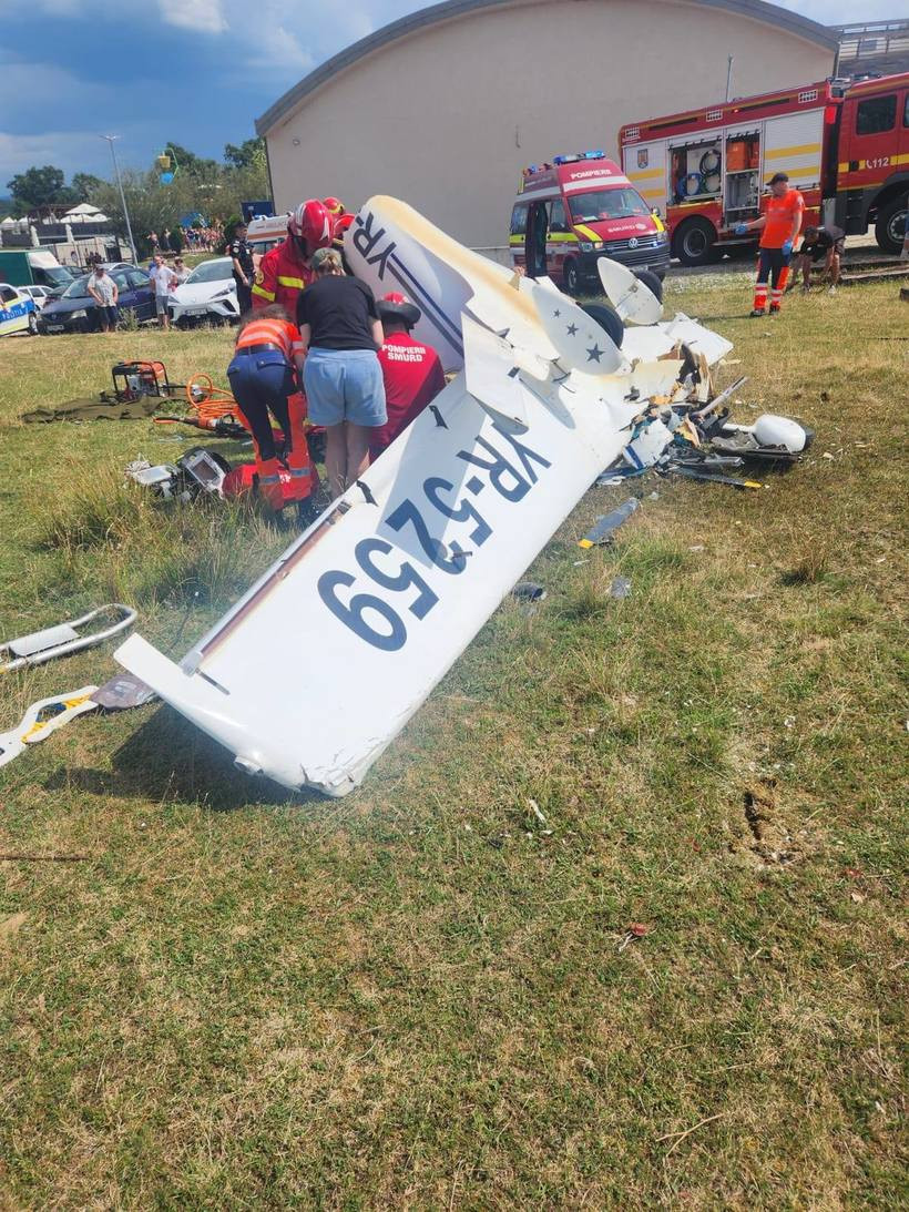 Cum s-a produs tragedia aviatică de la Orăștie. Pilotul mort în impact mai fusese implicat într-un accident, în 2018