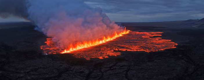 Un vulcan a erupt pentru a noua oară de la sfârșitul anului 2023. Unde a avut loc fenomenul. VIDEO