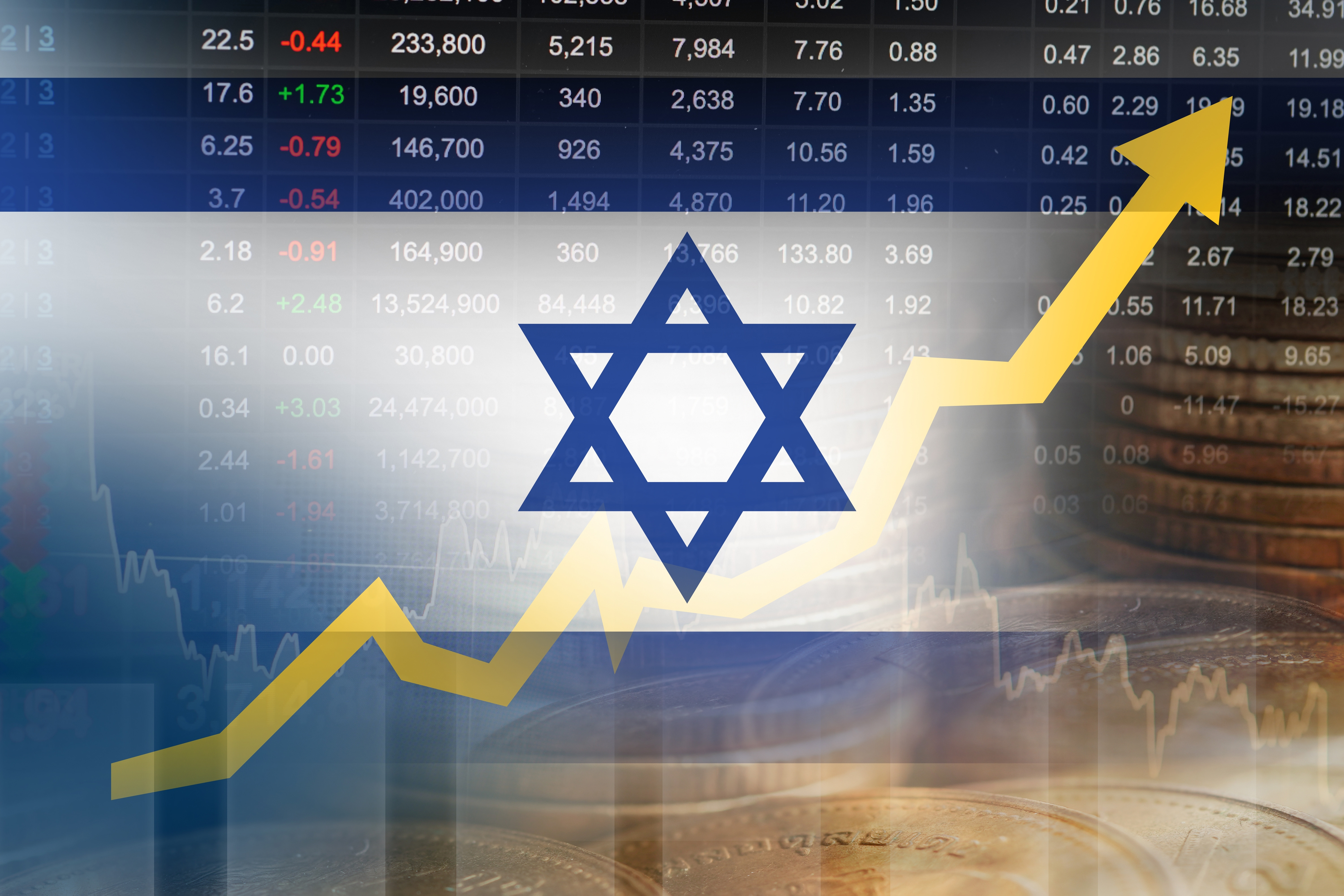 Bursa din Israel atinge recorduri, sfidând războiul şi instabilitatea internă. Explicația economiștilor
