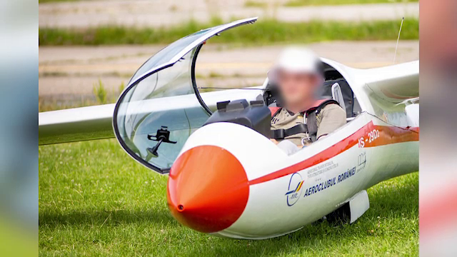 ANIMAȚIE. Filmul tragediei din Olt, unde un tânăr de 24 de ani a murit după ce s-a prăbușit cu planorul pe un câmp. FOTO