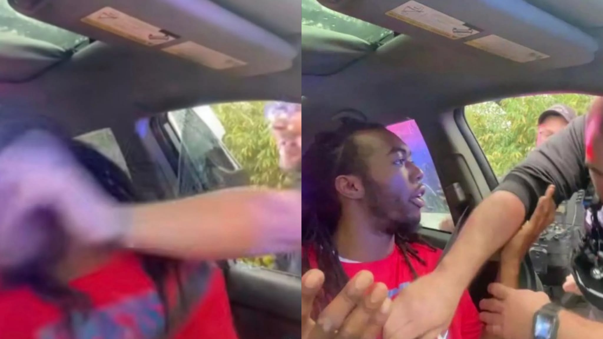 Un șofer din SUA a fost bătut de polițiști după ce a fost oprit în trafic pentru că nu avea farurile aprinse