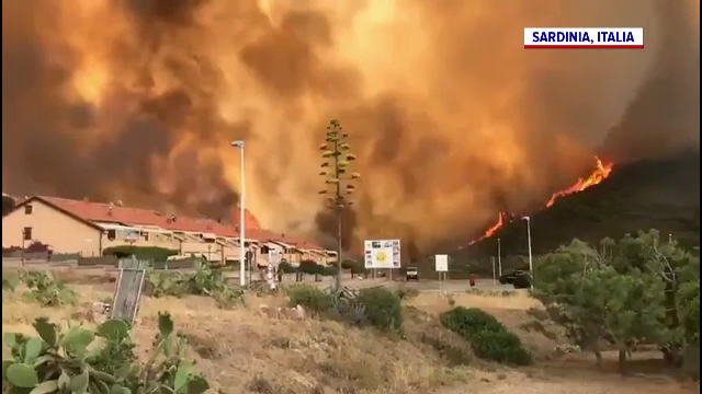 Grecia, Turcia, Bulgaria, Albania și Italia se luptă cu incendii grave de vegetație. Record absolut în Turcia - 50,5 grade