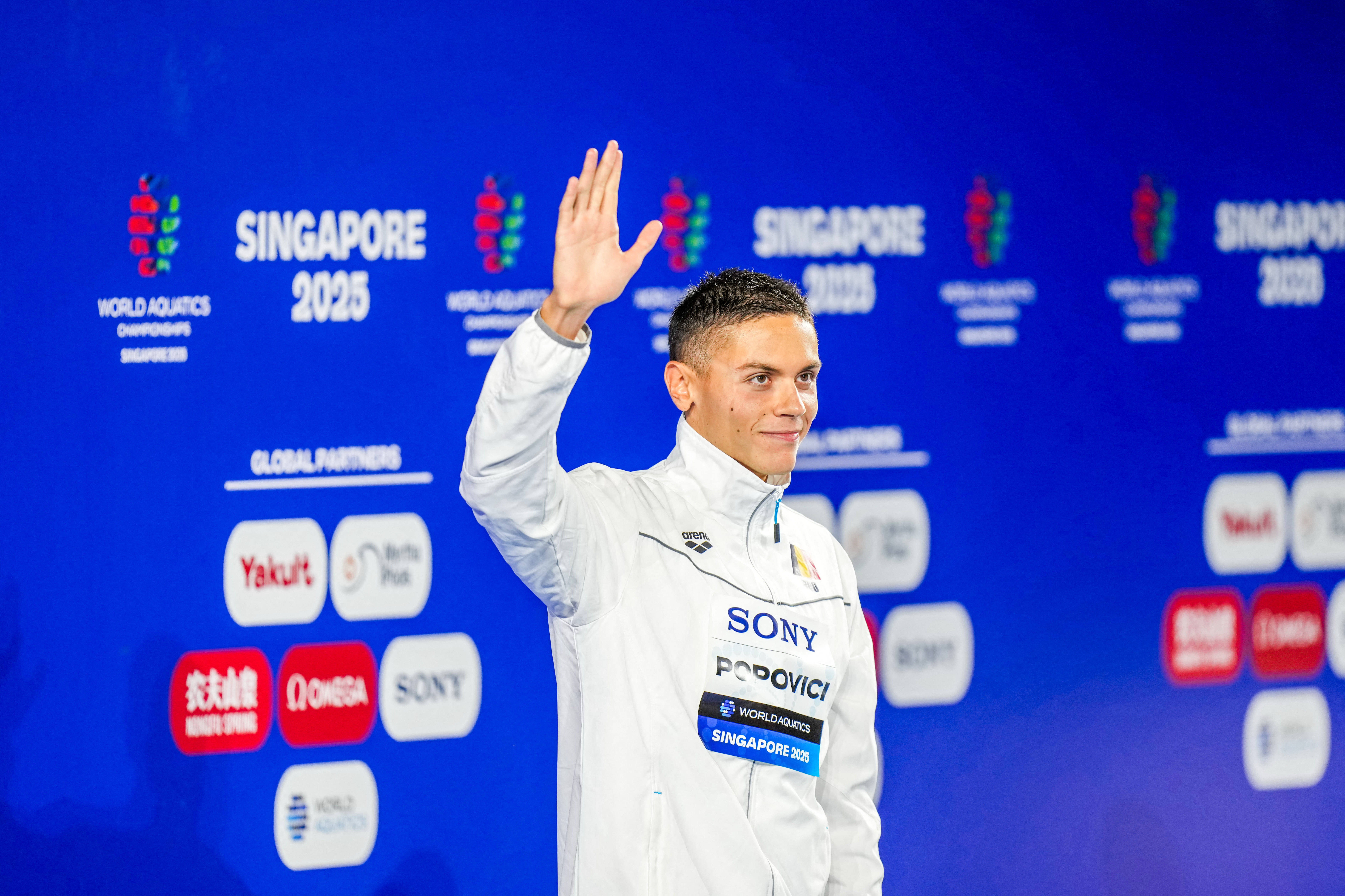 David Popovici, în semifinale la 100 metri liber la Mondialele de la Singapore, cu cel mai bun timp din serie