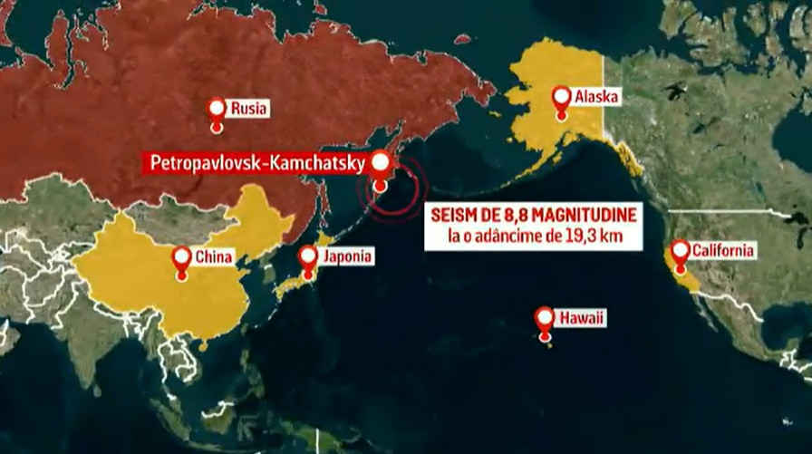 Imagini uluitoare surprinse în timpul celui mai puternic cutremur din istoria modernă a Rusiei. Impact devastator pe uscat