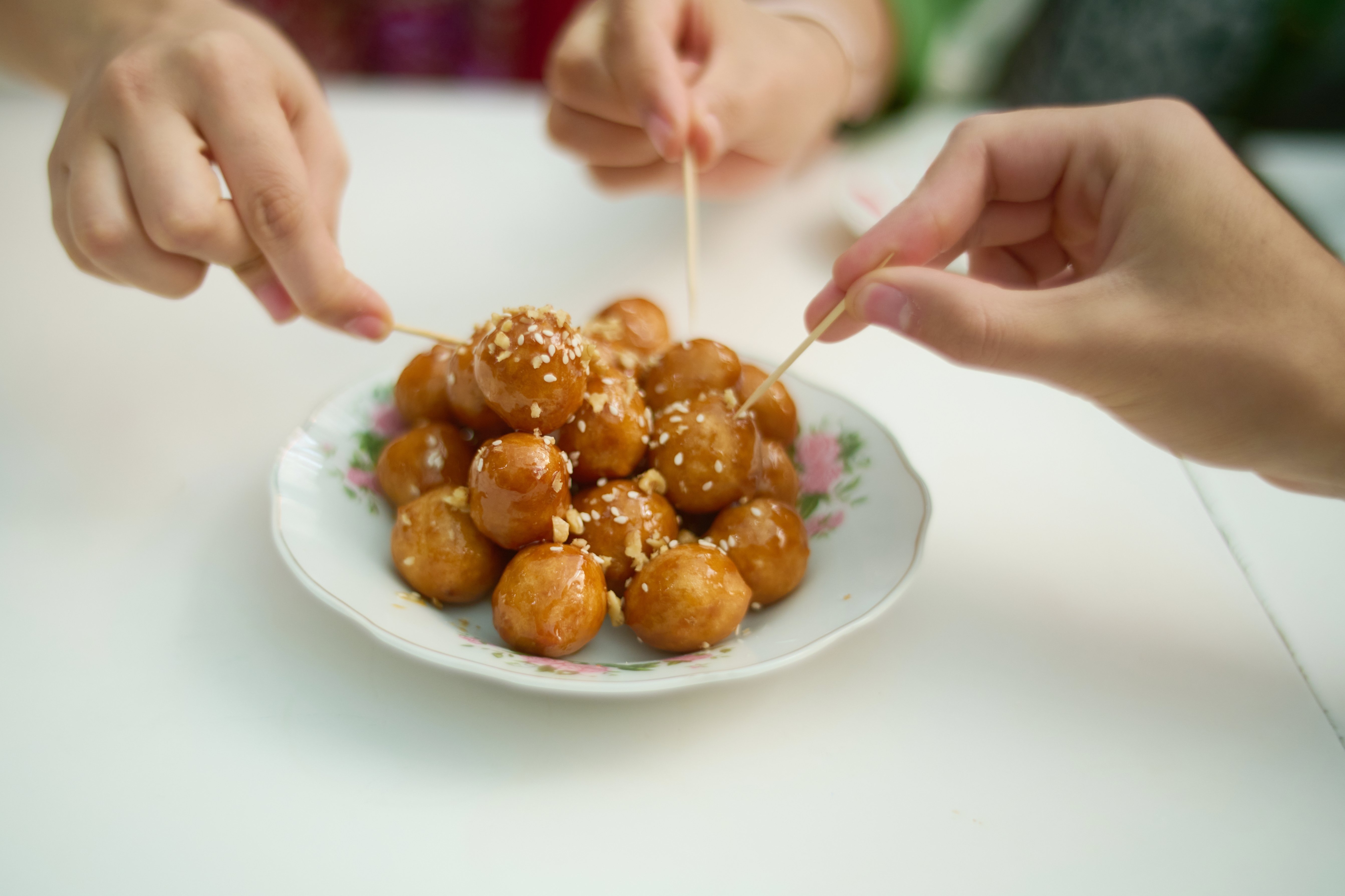 Loukoumades &ndash; gogoși cu miere