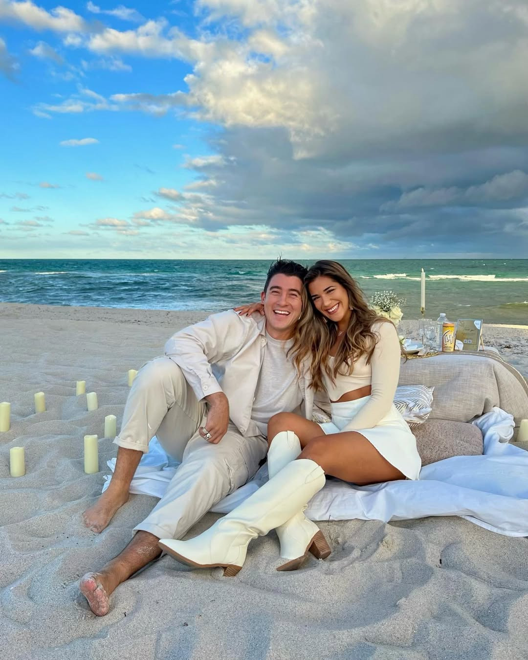 O cerere în căsătorie a luat o întorsătură neașteptată. Momentul din Santorini care a devenit viral. VIDEO