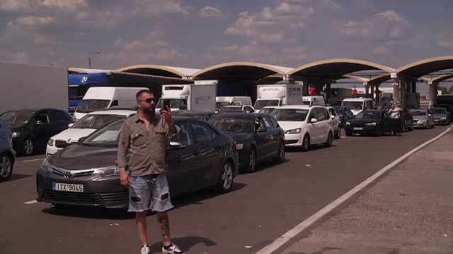 „Ce Schengen e ăsta?”. Cozi de 7 km la granița cu Bulgaria. Șoferii de TIR așteaptă și 20 de ore să treacă podul din Giurgiu