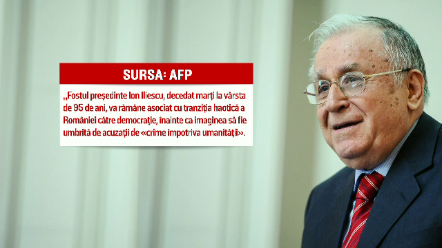 Jurnaliștii francezi au folosit un singur cuvânt ca să descrie cum îl vedeau românii de la țară pe Ion Iliescu
