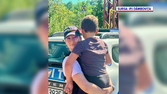 Un copil dat dispărut joi din Dâmbovița a fost găsit în alt județ. Un trecător l-a recunoscut pe stradă și a sunat la poliție