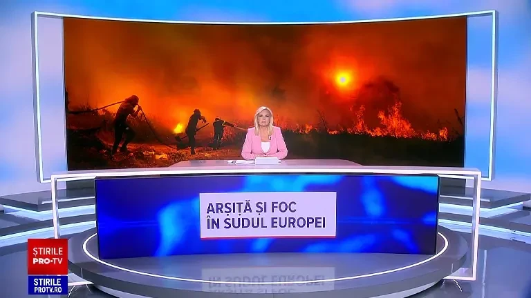Sudul Europei, în alertă din cauza incendiilor. Flăcările au înghițit case în doar câteva minute, în Grecia și Turcia