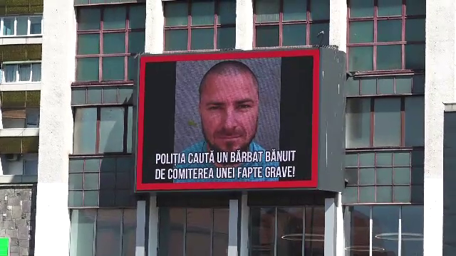Polițiștii l-au pus pe ucigașul fugar Emil Gânj pe un imens panou publicitar din Târgu Mureș. Este căutat de o lună