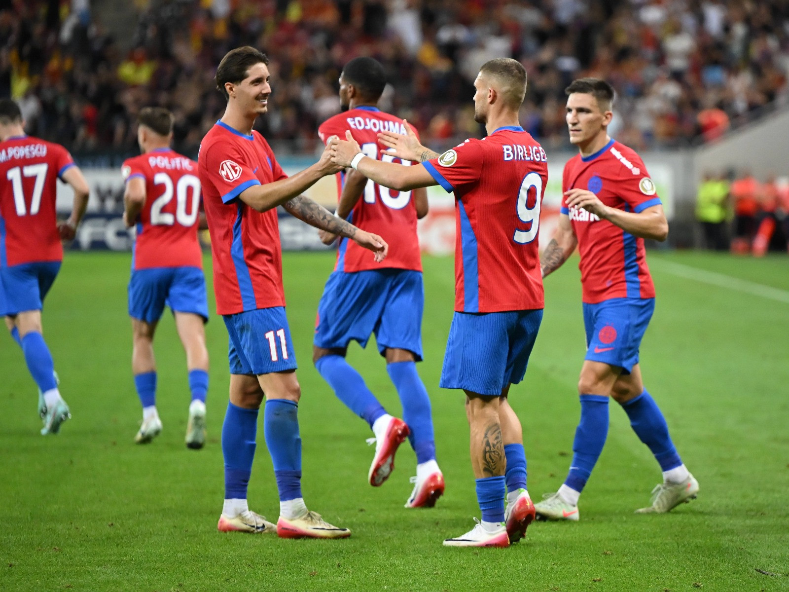 Campioana României FCSB se impune cu scorul de 3-1 în fața FC Drita și se califică în turul 3 preliminar UEL