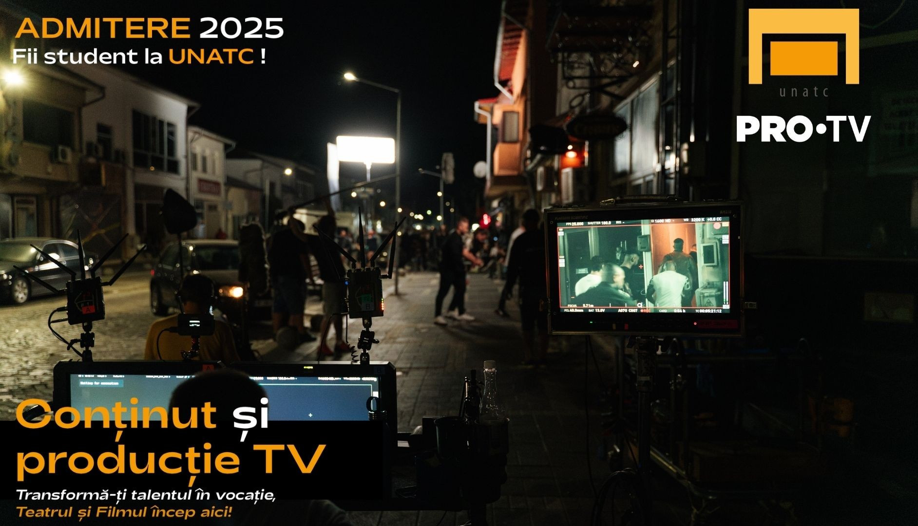 PRO TV și UNATC lansează un Program de Excelență, în cadrul masterului de Conținut și Producție TV