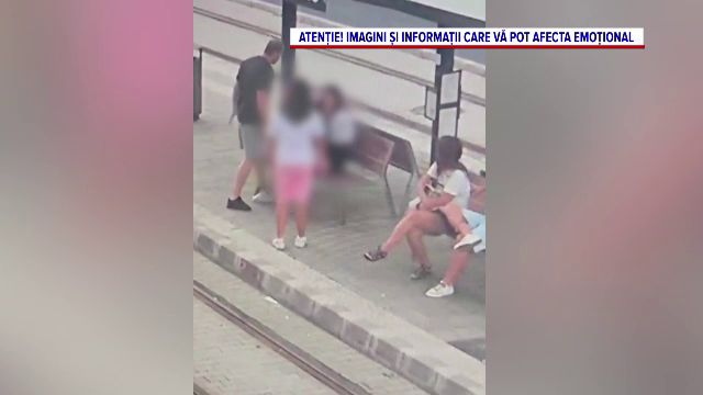 Scene de groază în Reșița. Două minore au fost bătute de un bărbat, într-o stație de tramvai