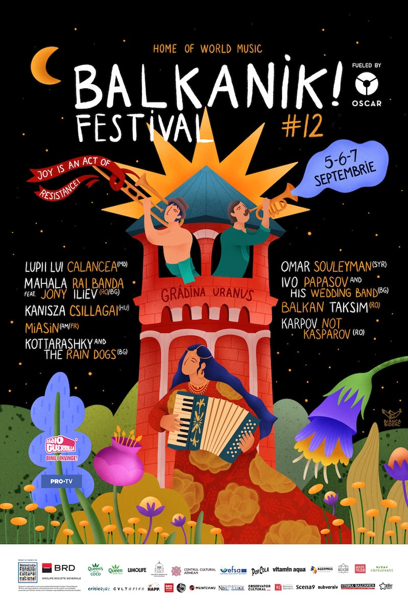 Balkanik Festival – Home of World Music dezvăluie programul și aduce muzica, dansul și arta în Grădina și pe Strada Uranus