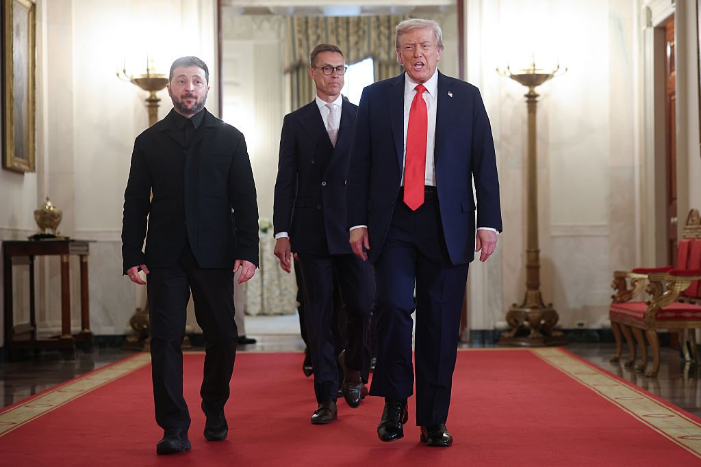 Alexander Stubb, Donald Trump, Volodimir Zelenski