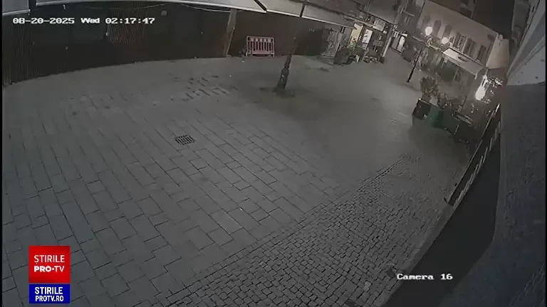 Camerele de supraveghere au surprins momentul când turcul a deschis focul în centrul Capitalei