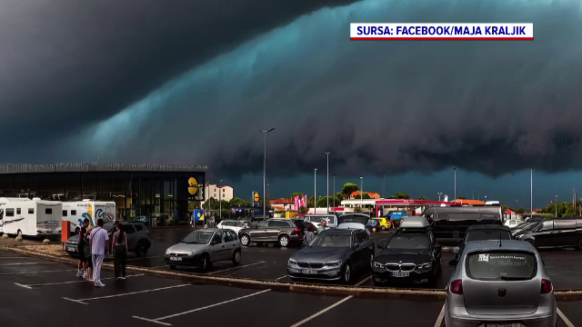 Un ciclon mediteranean lovește România. Pe unde a trecut a provocat multe pagube. Temperaturile vor scădea brusc