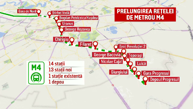 141 de milioane de lei, despăgubiri necesare pentru construirea Magistralei 4 de metrou, Gara de Nord - Gara Progresul