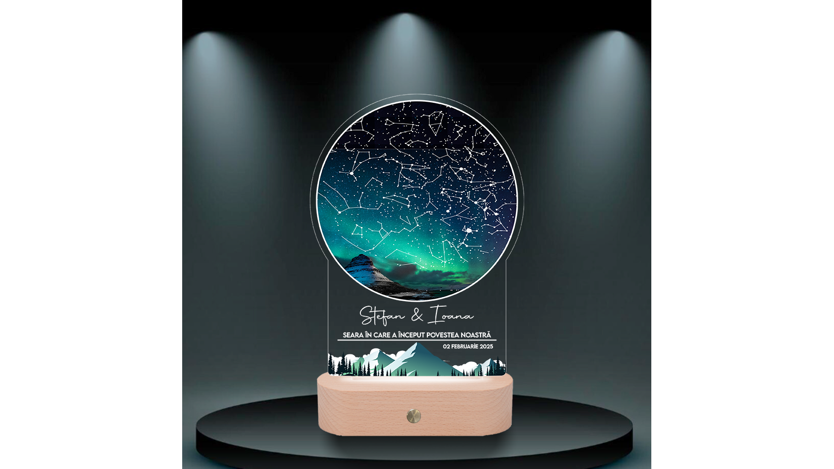 (P) Povestea de dragoste scrisă în stele: lămpile LED Sky Map