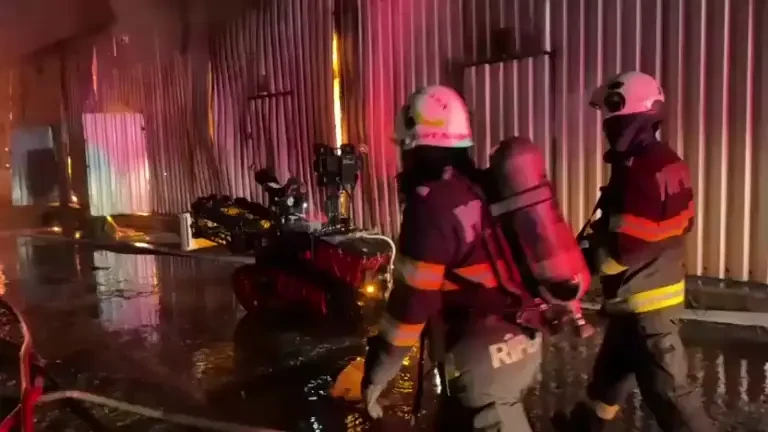 Incendiu de amploare la depozitul „Dragonul Roșu” din București. Flăcările au cuprins 2.000 mp