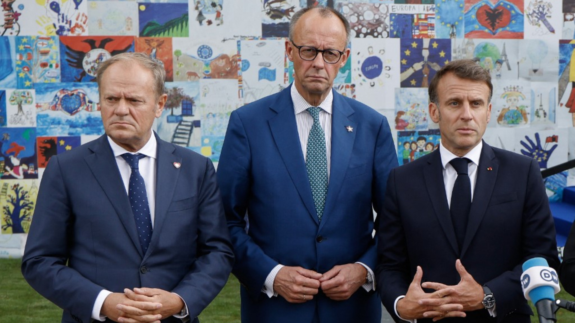 Liderii UE - Emmanuel Macron, Friedrich Merz şi Donald Tusk - la Chișinău. Mesajul transmis pe fondul amenințării Rusiei