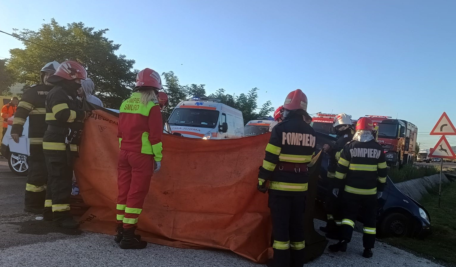 Accident grav pe DN7, soldat cu opt victime. Un copil de trei ani și-a pierdut viața