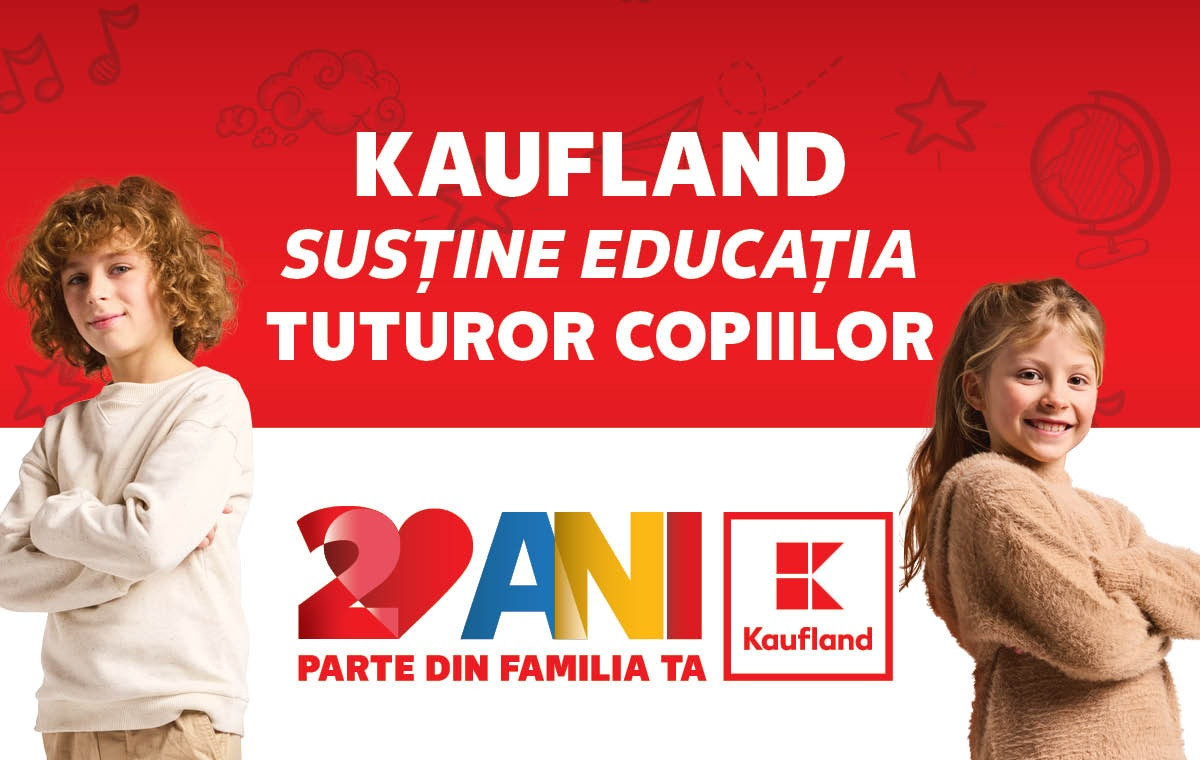 (P) Kaufland susține educația tuturor copiilor și lansează oferte la rechizite
