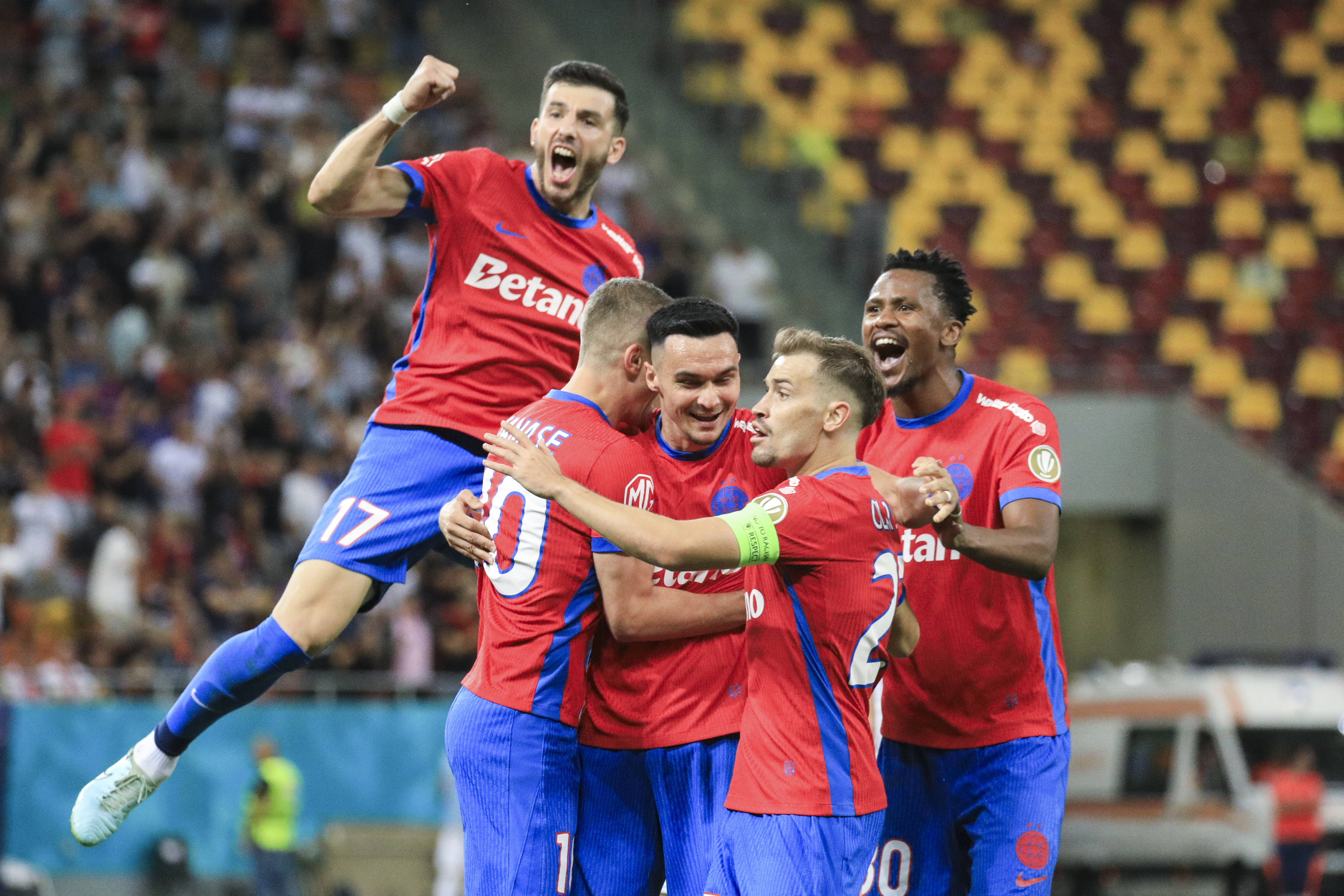 FCSB - Aberdeen 3-0. ”Roș-albaștrii” s-au calificat en-fanfare în faza principală a Europa League. Câți bani au încasat