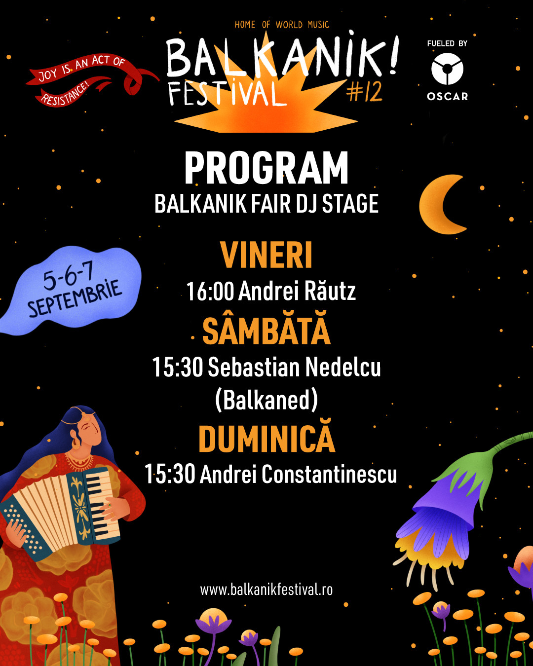Balkanik Festival – Home of World Music aduce muzica și dansul la Grădina Uranus și pe Strada Uranus între 5 și 7 septembrie