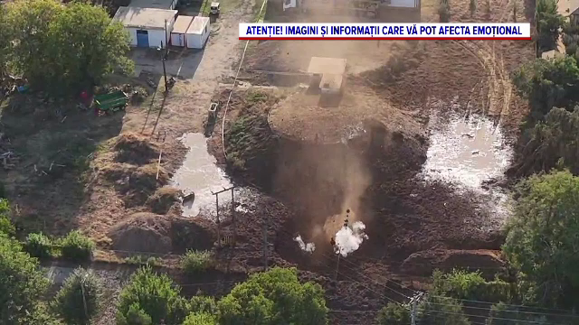 Explozia de gaze de la Amara. Situația este sub control, incendiul a fost stins. ”Când am ieșit, am început să tremur”