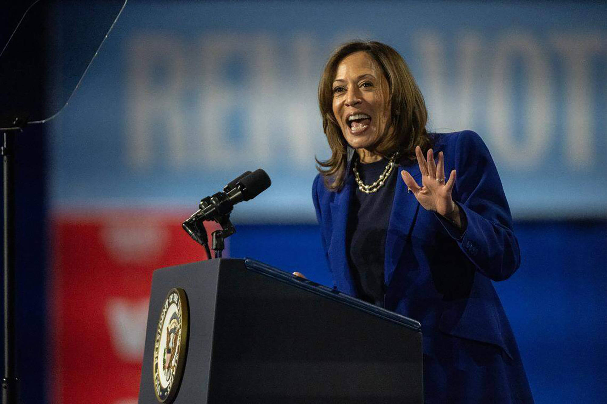 Donald Trump a revocat protecția asigurată de Secret Service Kamalei Harris. Explicația Casei Albe