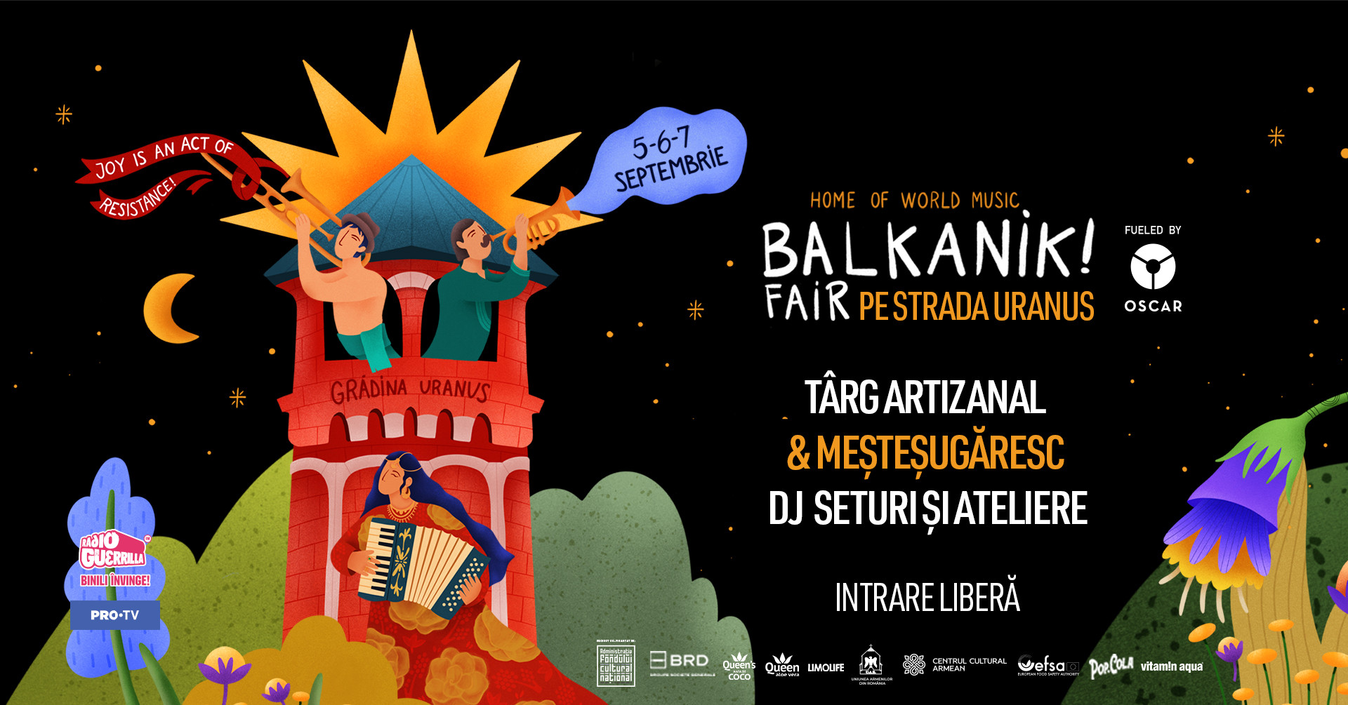 Balkanik Festival 2025, fueled by OSCAR Downstream - meșteșug, artă și expoziții în mijlocul muzicii și dansului