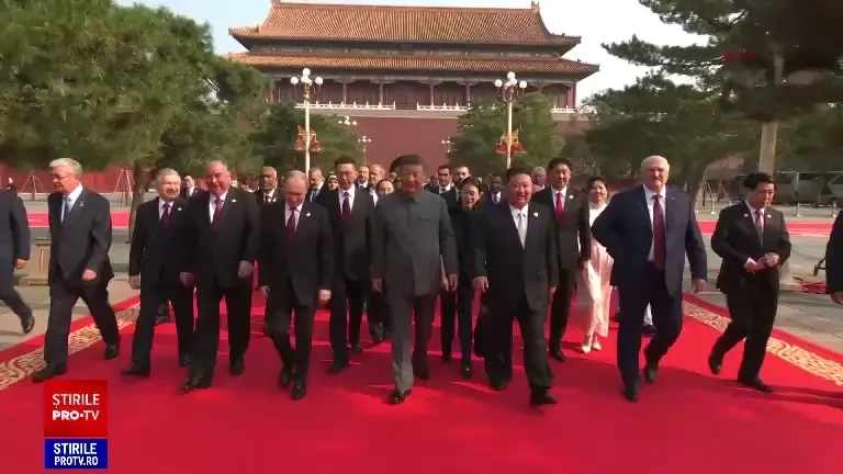 Xi Jinping, la uriașa paradă de la Beijing: ”China este de neoprit”