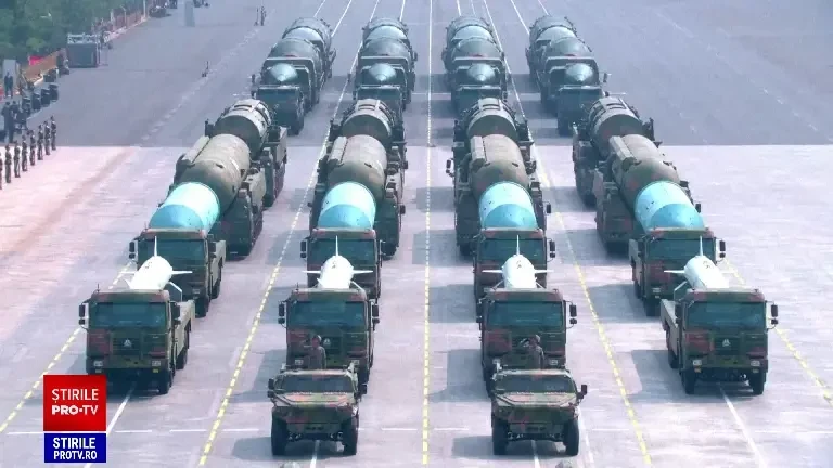 China și-a prezentat în premieră arsenalul nuclear: ”Atu strategic pentru apărarea demnității țării”. Imagini care dau fiori