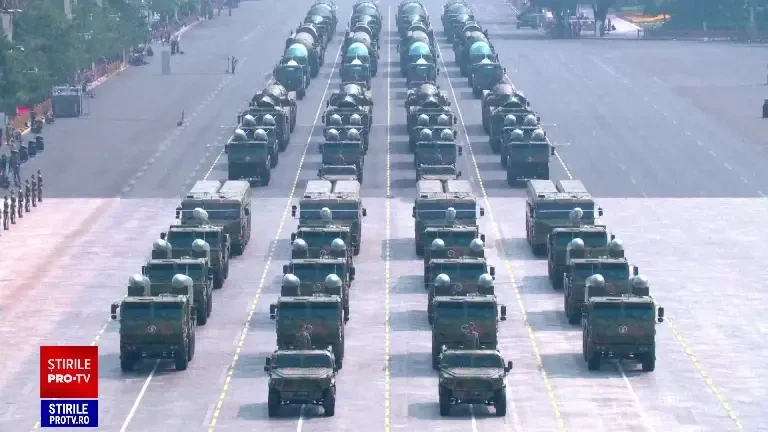 China și-a prezentat în premieră arsenalul nuclear