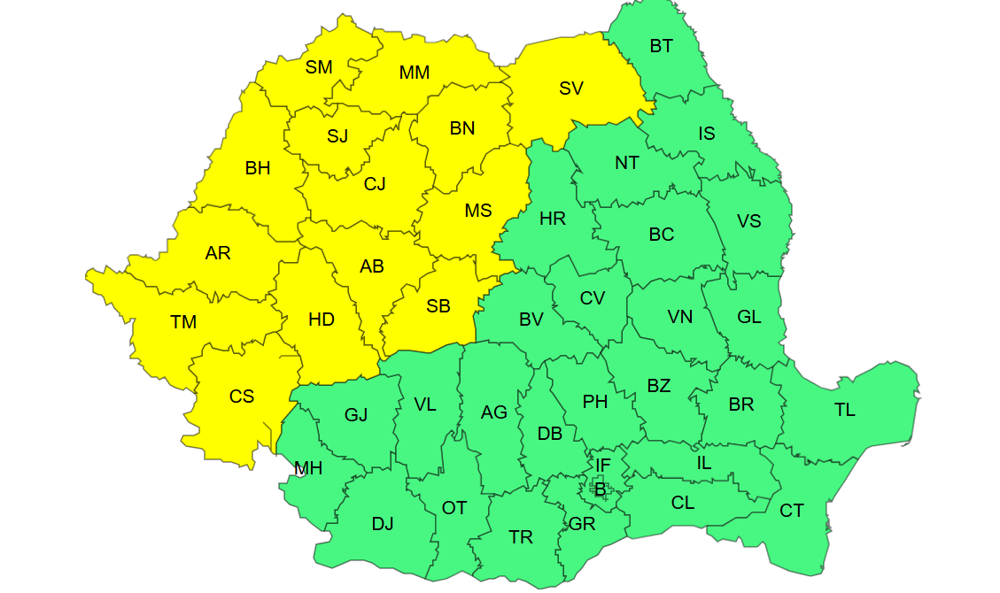 cod galben caniculă