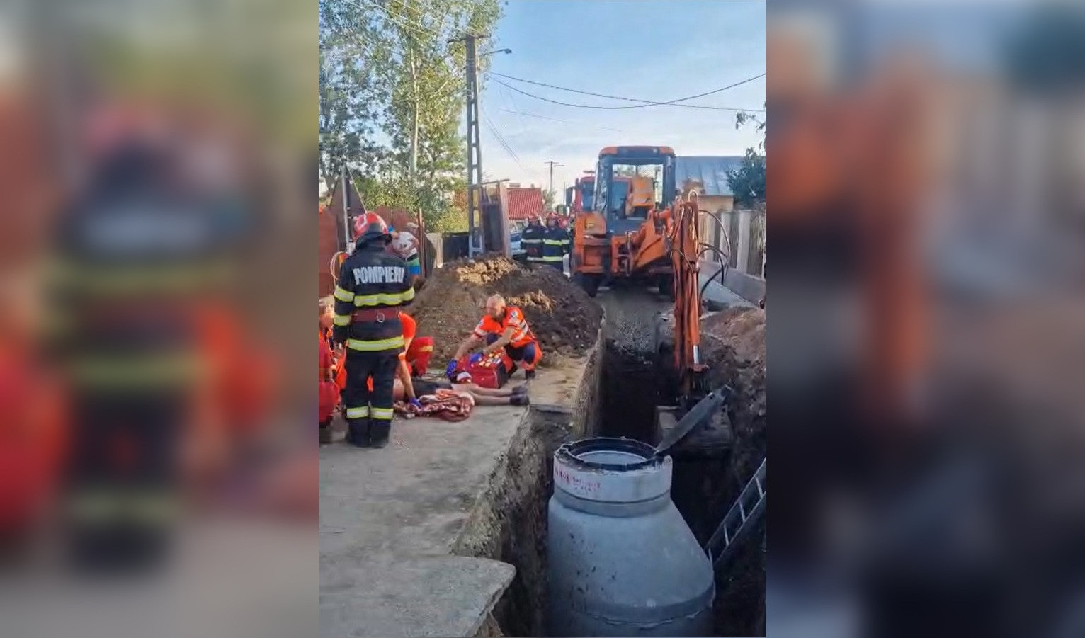 Un tânăr de 18 ani a fost surprins de un mal de pământ în județul Dâmbovița. Pompierii au intervinit de urgență