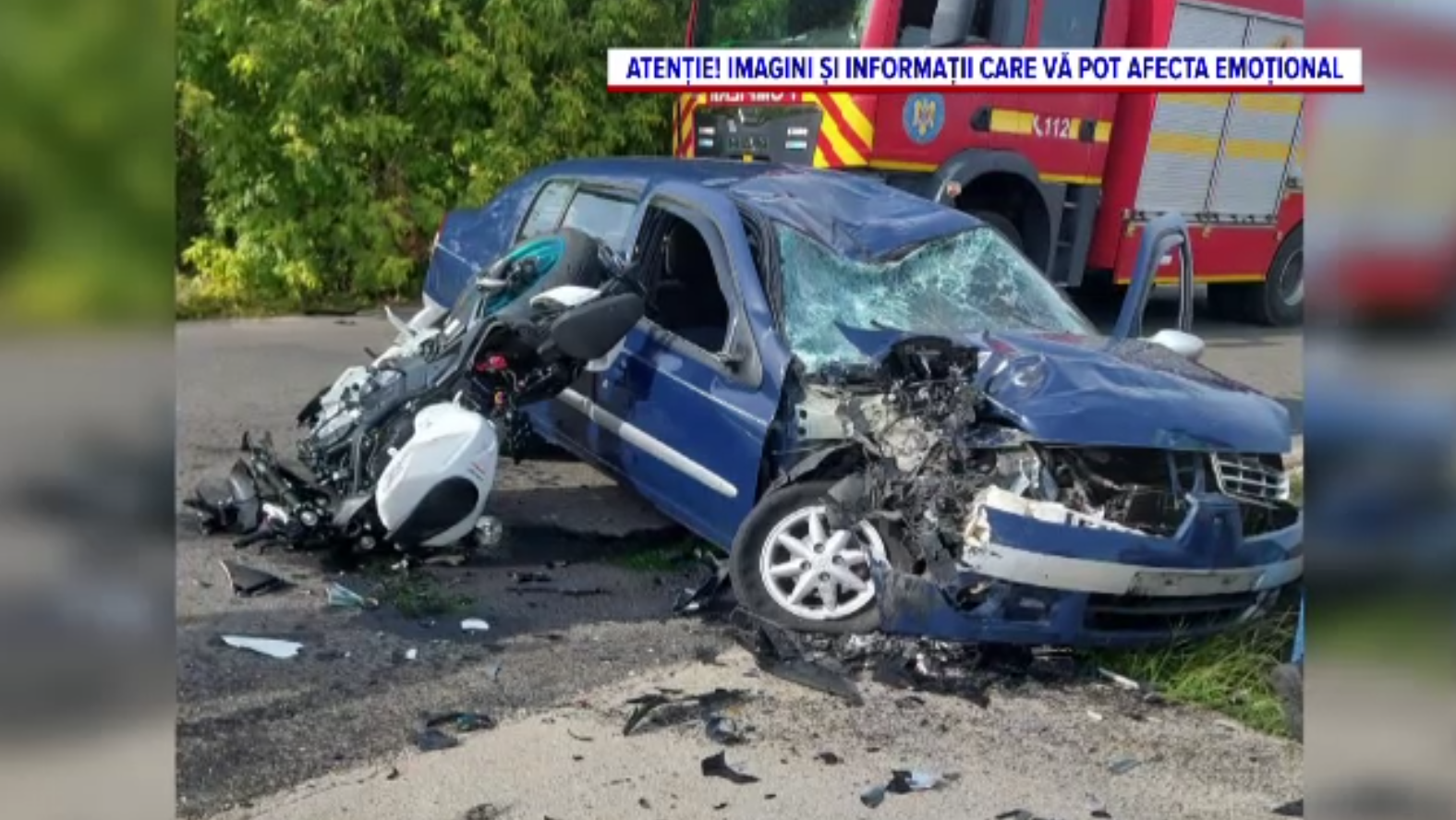 Motociclist de 33 de ani, mort într-un accident cu un autoturism condus de un tânăr de 19 ani, în Dâmbovița