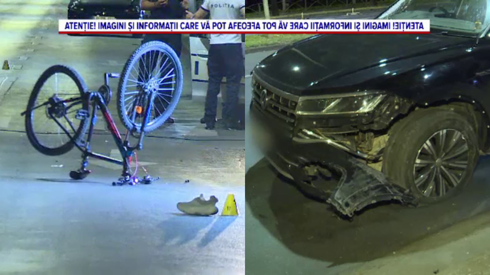 Un bărbat de 59 de ani a fost lovit mortal de o mașină în Capitală. A traversat un bulevard pe bicicletă