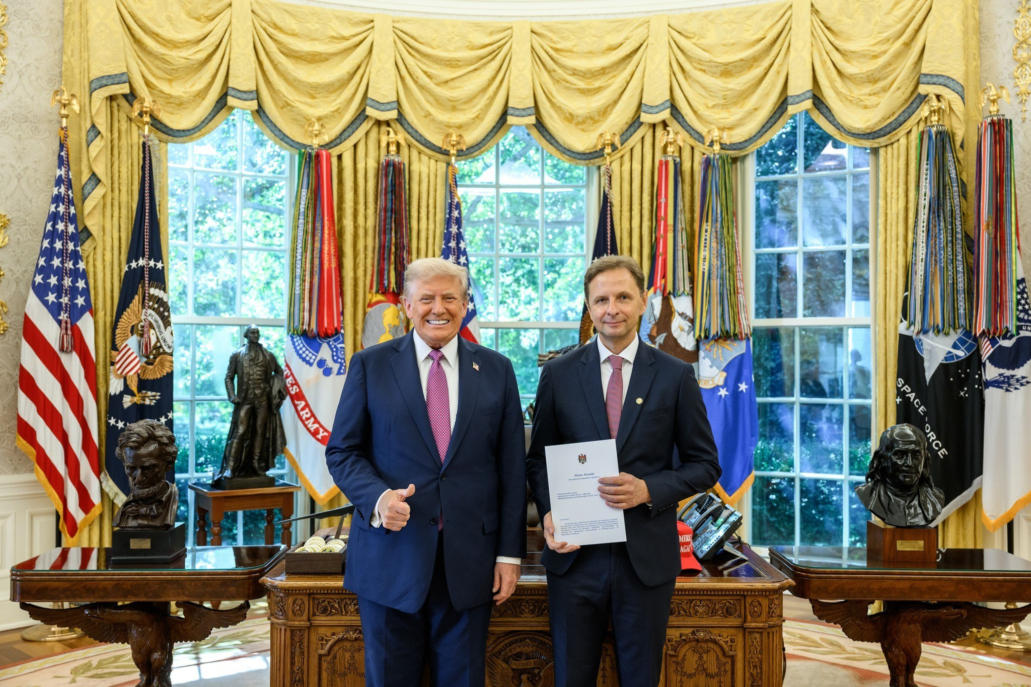 Donald Trump: „O Moldovă în pace este esenţială pentru securitatea regională”