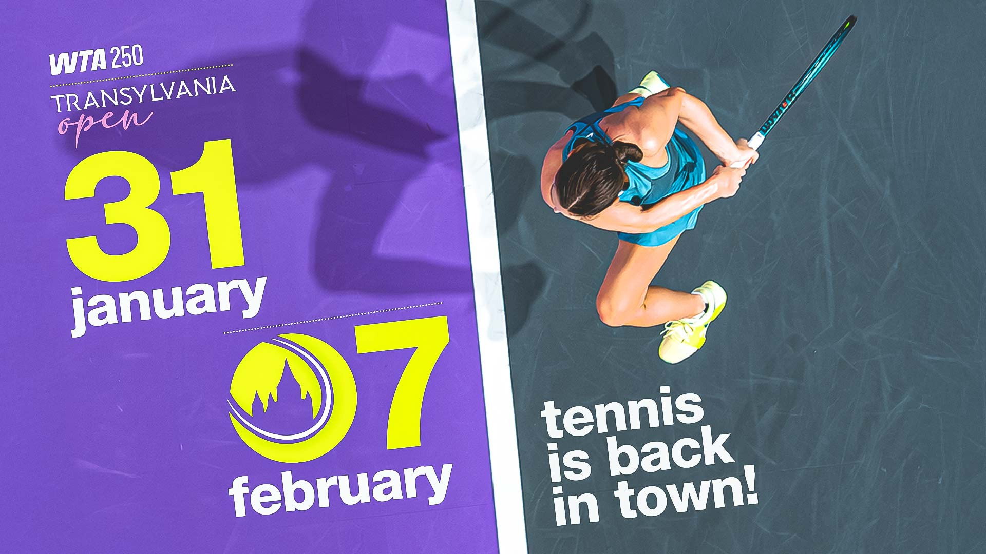 Transylvania Open WTA 250, ediția 2026 – bilete Early Bird și un nou format al turneului