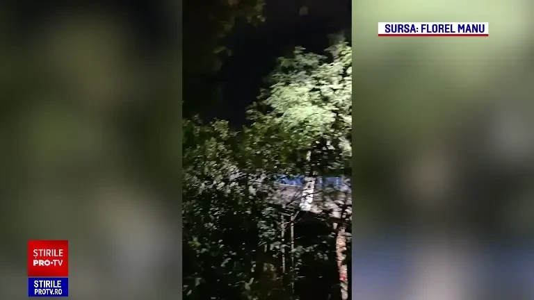 Atacul rusesc de la granița României, filmat din Periprava. Momentul în care a explodat o dronă. VIDEO