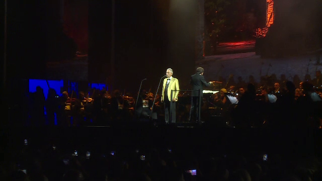 Concert memorabil Andrea Bocelli la Unforgettable Festival 2025, în centrul Capitalei. Spectatori veniți de pretutindeni