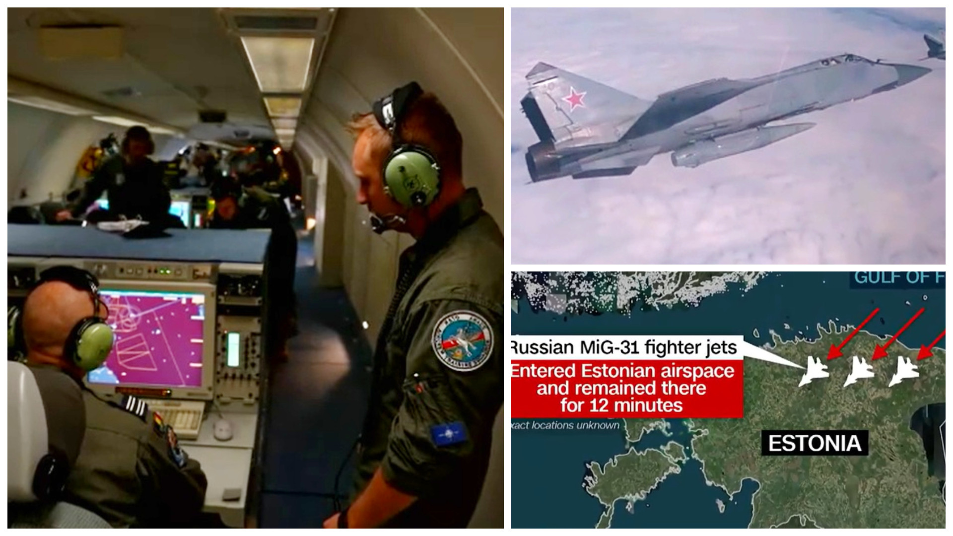 Rușii nu s-au limitat doar la a încălca spațiul aerian al Estoniei. Noua provocare a Moscovei cu avioanele sale de luptă