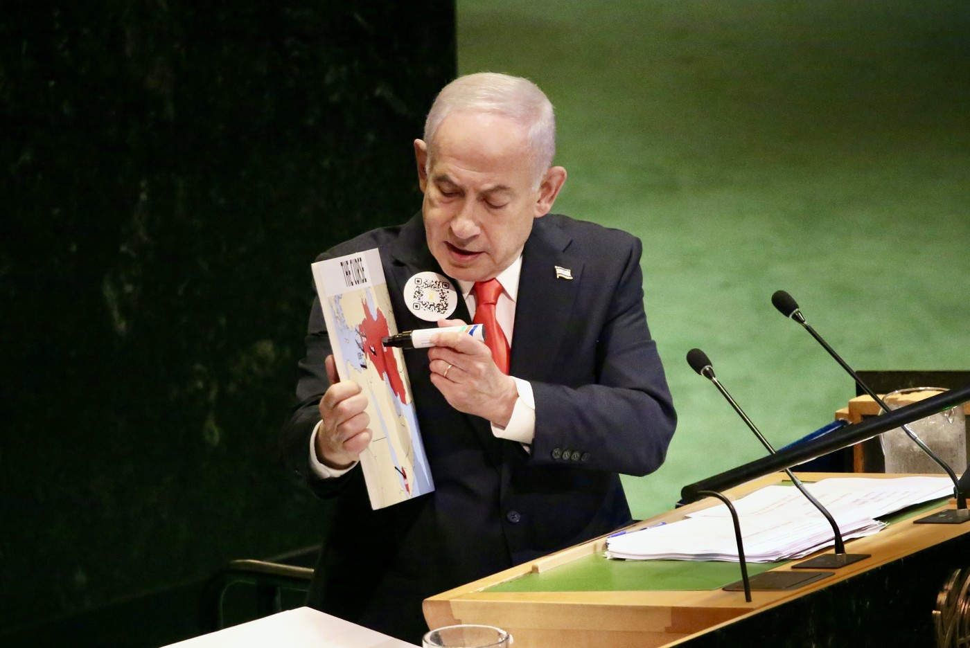 Benjamin Netanyahu, huiduit la ONU și întâmpinat cu săli goale. Zeci de delegații au părăsit sala în semn de protest. FOTO