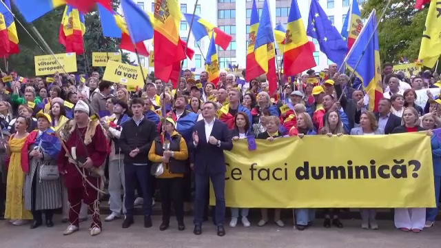 Ultimele mitinguri electorale, înaintea alegerilor cruciale din Republica Moldova. ”Învingem și mergem înainte”